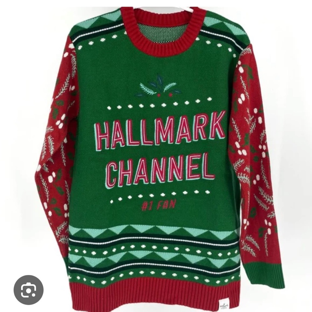 Hallmark Channel Christmas movie sweater size Large new in package
